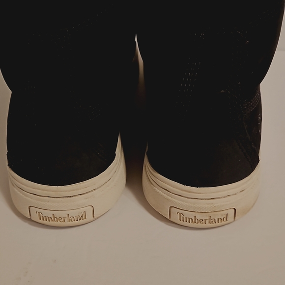 Timberland Black Suede Sherpa Womens 8 (Pre Owned) - Picture 7 of 8